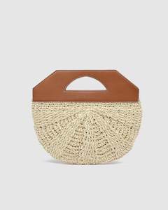 Carmela Clutch Tan