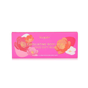 Clothing: Exfoliating Body Bar Trio 3 x 150gm Fuchsia with Pink & Orange Florals