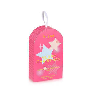 Hanging Soap Dome R'Berry Xmas Sparkles -Raspberry