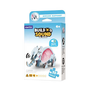 MierEdu Build'n'Sound 3D Puzzle African Elephant