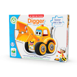 Learning Journey My First Big Floor Puzzle - Digger