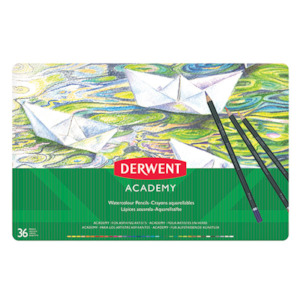 Derwent Water Colour Pencils Tin Of 36