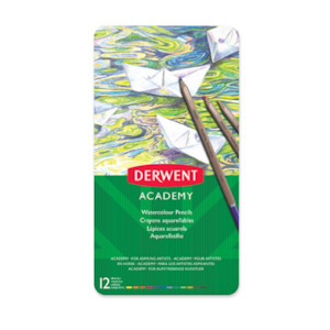 Derwent Water Colour Pencils - Tin Of 12