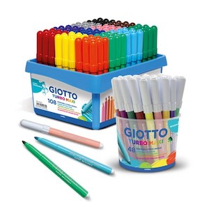 Giotto Turbo Maxi Markers Crate Of 108