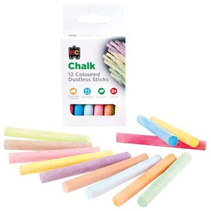 EC Coloured Chalk- 12 Pack