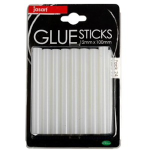 Jasart Glue Gun Sticks 12mm Pkt 24