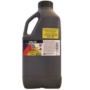 Craft material and supply: Five Star Indian Ink (Drawing Ink) Black 1 Litre