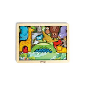 Craft material and supply: Hape Animal Kingdom Puzzle