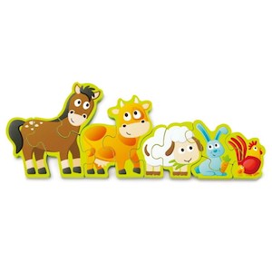 Hape Numbers and Farm Animals Puzzle