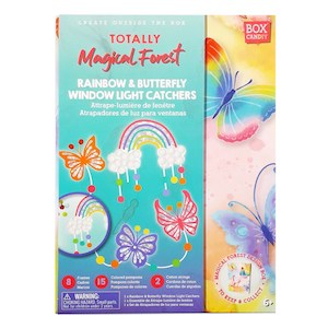 Craft material and supply: Totally Magic Forest Rainbow & Butterfly Window Light Catcher