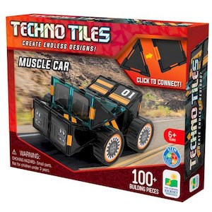 Techno Tiles 100pc Muscle Car