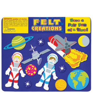 Craft material and supply: Felt Creations-Outer Space