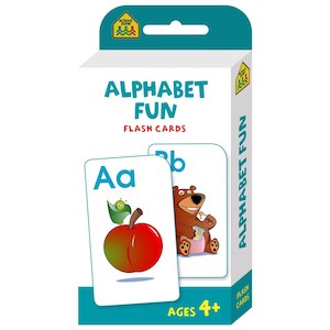 Craft material and supply: School Zone Alphabet Fun Flash Cards