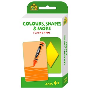 School Zone Colours, Shapes & More Flash Cards