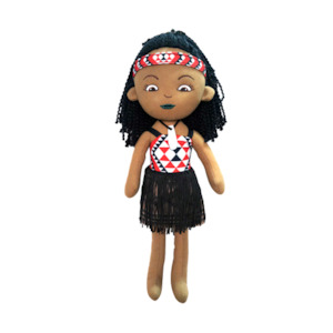 Soft Doll NZ Kapa Haka Girl 40cm