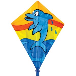 Craft material and supply: Skydog Diamond Kite 26" Dolphin