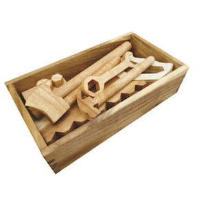 Craft material and supply: Q Toys Wooden Tool Set