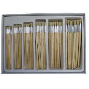 Craft material and supply: Brush 582 Round Class Set Of 144