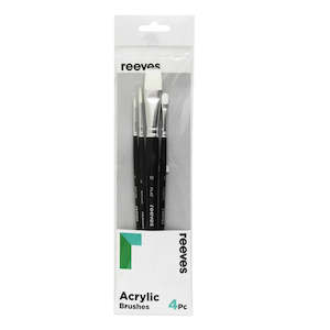 Reeves Acrylic White Brush Set of 7