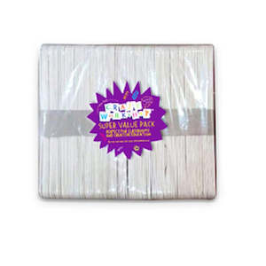 Craft material and supply: Craft Value Jumbo Stick Plain 500pc