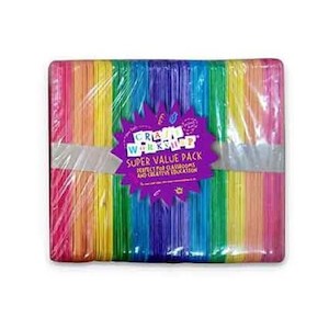 Craft material and supply: Craft Workshop Super Value Jumbo Pop Sticks - Pack 500