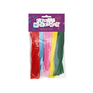 Craft material and supply: Pipe Cleaners Short - 65X15Cm