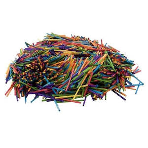 Craft material and supply: Coloured Matchstix - 4000 Bag