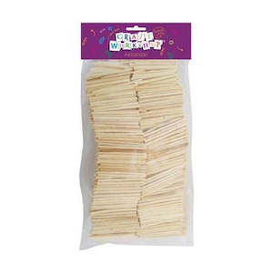 Craft material and supply: Match Sticks 4000 Bag Natural