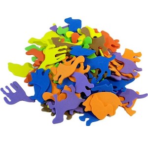 Craft material and supply: Foam Shapes Animals - Pack 100