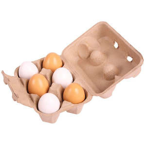 Craft material and supply: Big Jigs Six Eggs in Carton