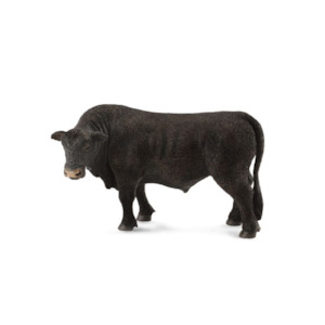 Craft material and supply: Collecta Black Angus Bull-Large