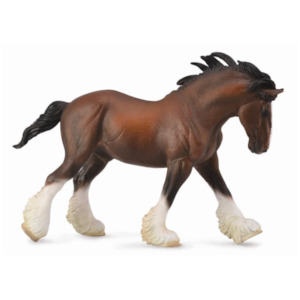 Craft material and supply: Collecta Clydesdale Stallion Bay - XL