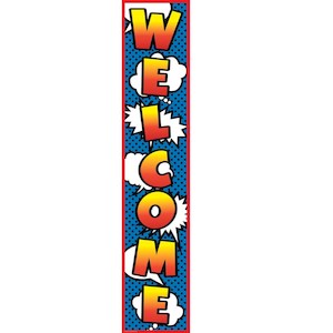 Superhero Welcome Banner - D