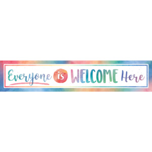 Everyone is Welcome Here Banner - D