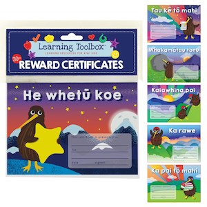 Learning Toolbox Te Reo Award Certificates