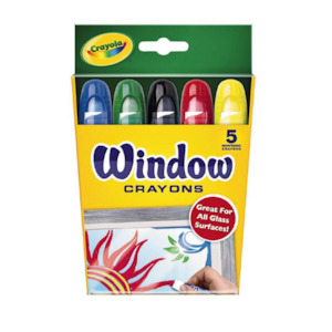 Crayola Washable Window Crayons Pack of 5