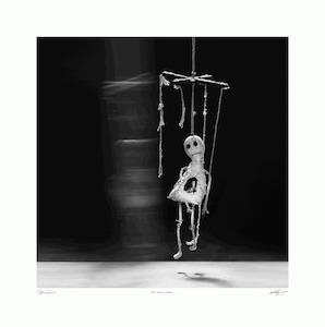 Creative art: Puppet 1 meter Canvas Print