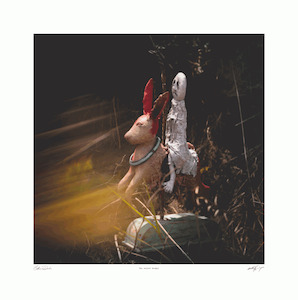 Rabbit 1 meter Canvas Print