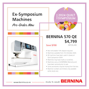 BERNINA 570 QE Ex-Symposium