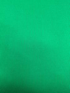 Basic Fabric: Rib, 65% Cotton, 30% Poly, 5% Spandex, Bright green, 112cm wide