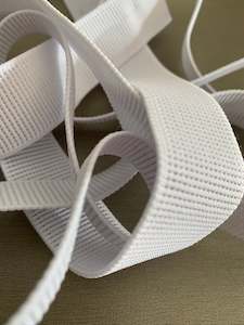 Haberdashery The Small Stuff: Elastic - Non-Roll - White