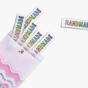 HANDMADE Rainbow Labels KATM