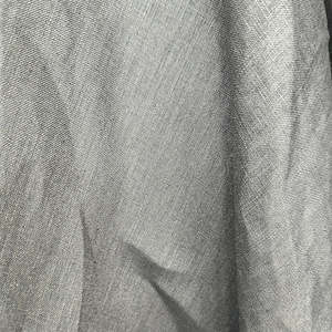 Feature Fabrics: 100% Linen Charcoal, 140cm wide