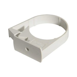 White Downpipe Bracket