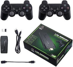 Gaming: 64G Game Gaming Console with Controller