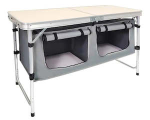 Folding Camping Table with storage