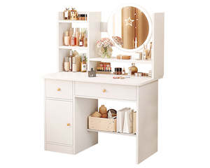 Home Living: Dressing Table With LED Mirror