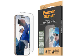 Mobile Phones 1: PanzerGlass iPhone 16 Pro Tempered Glass