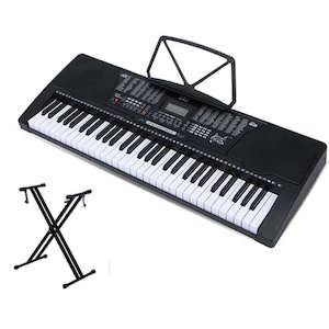 Electric Keyboard Piano with X Stand