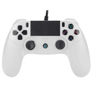 Gaming: Replacement Controller PS4 White Wired